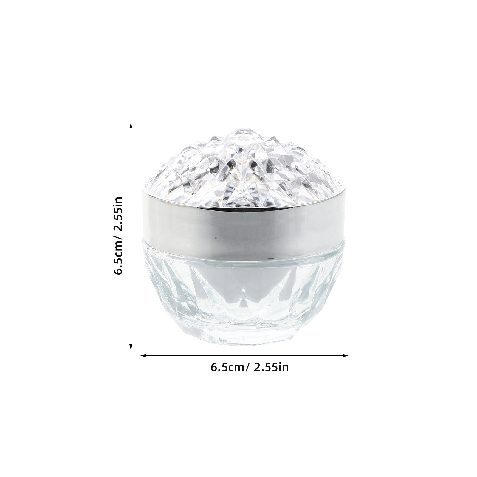 5Pcs Travel Size Cream Jars Gl - Luxury Skincare Travel Size ulasan dan harga