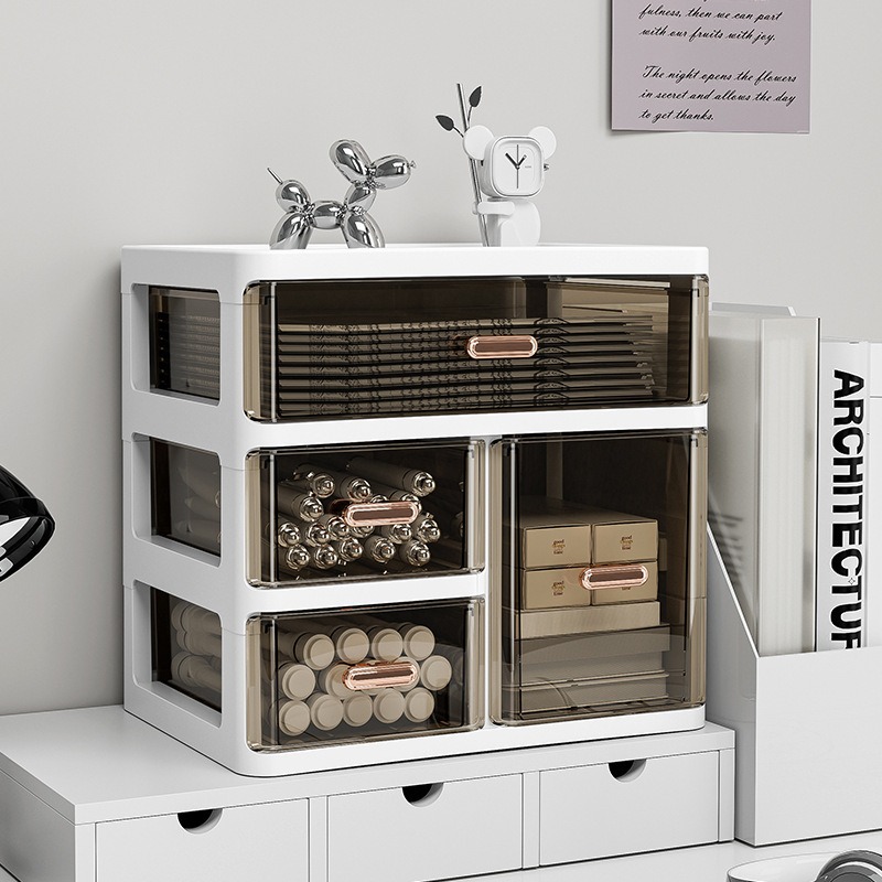Desktop Cosmetics Storage Box, - High Luxury Skincare ulasan dan harga