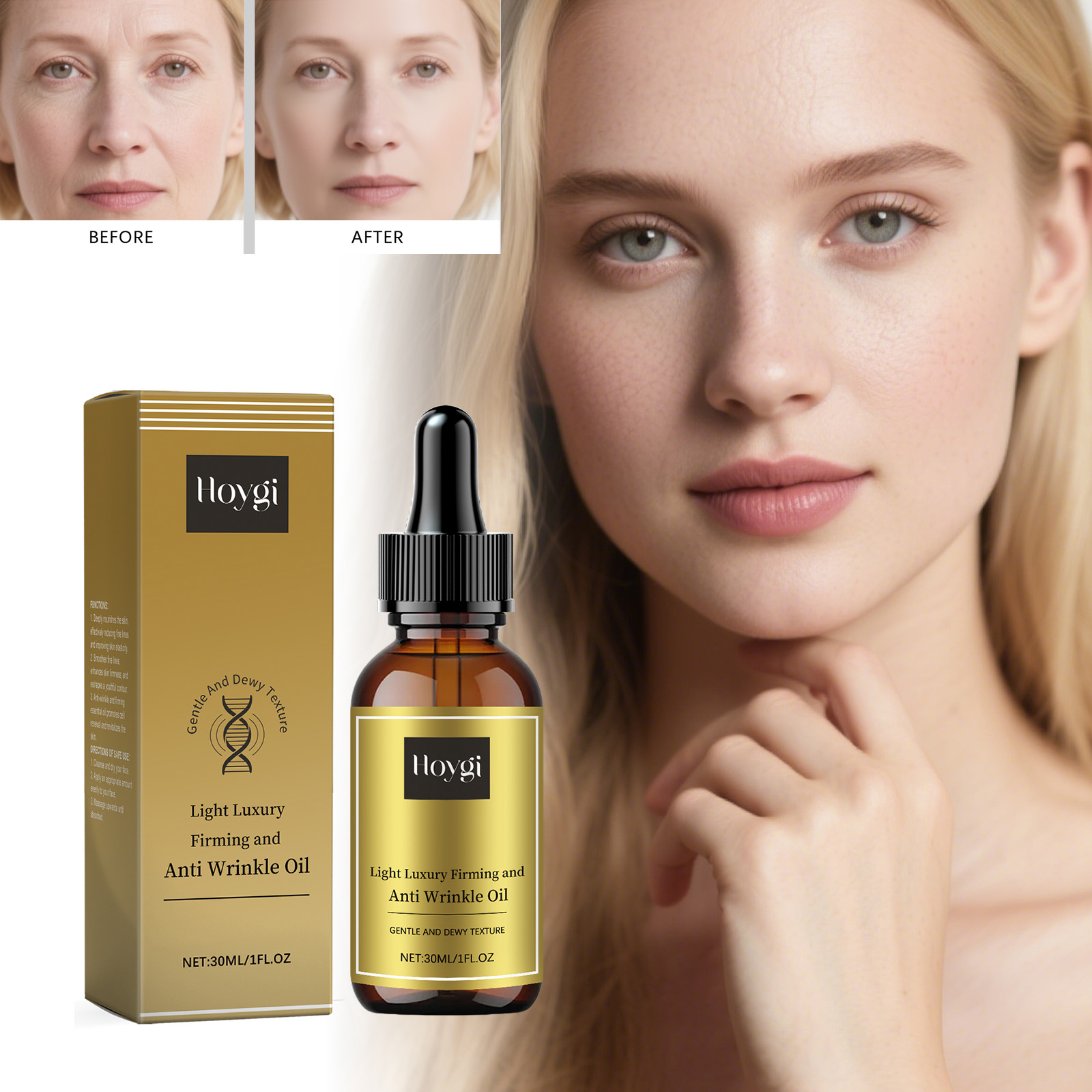 Firming Facial Care Oil Liftin - Luxury Natural Skincare ulasan dan harga