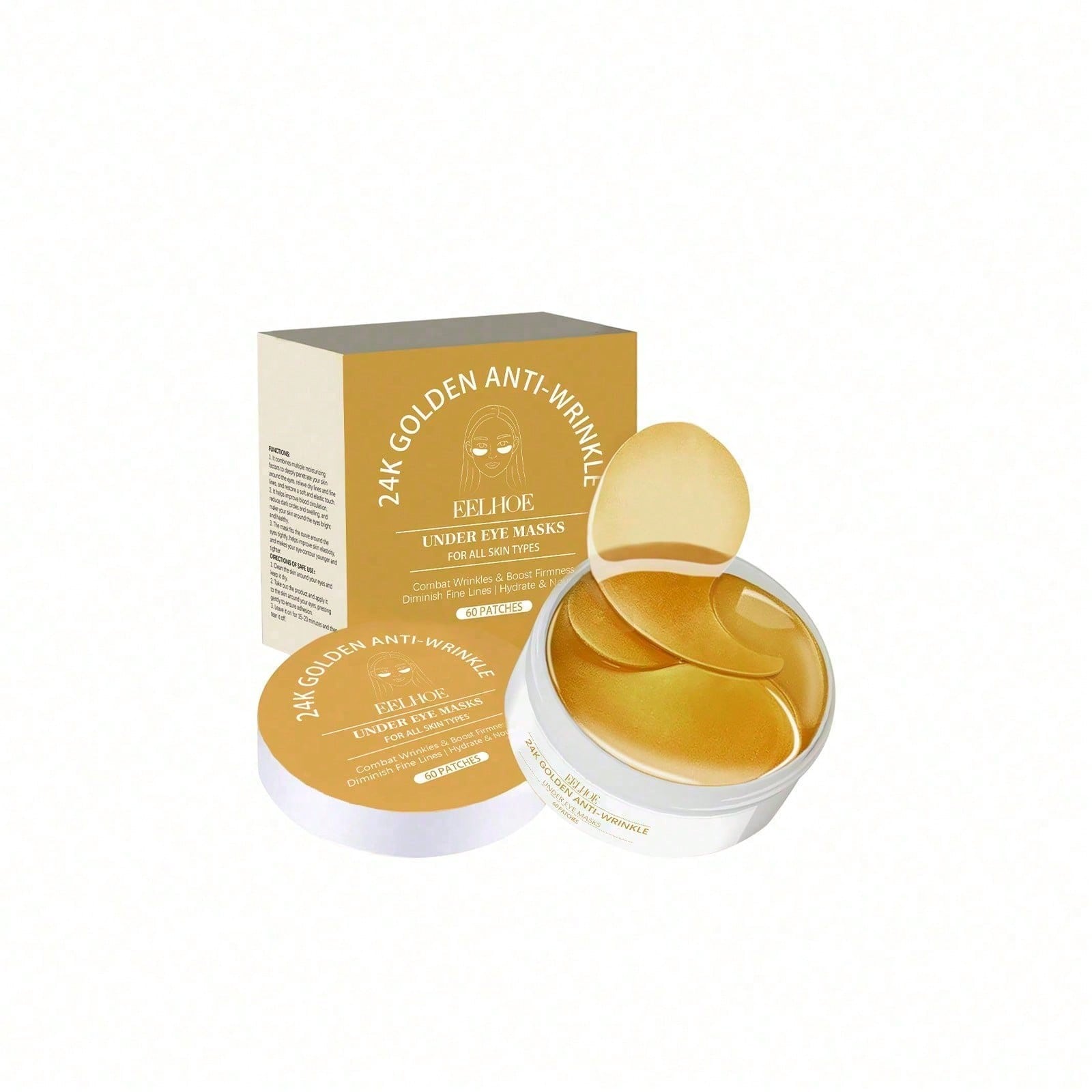 24K Gold Eye Mask, 60 Count Lu - Luxury Skincare Lines ulasan dan harga