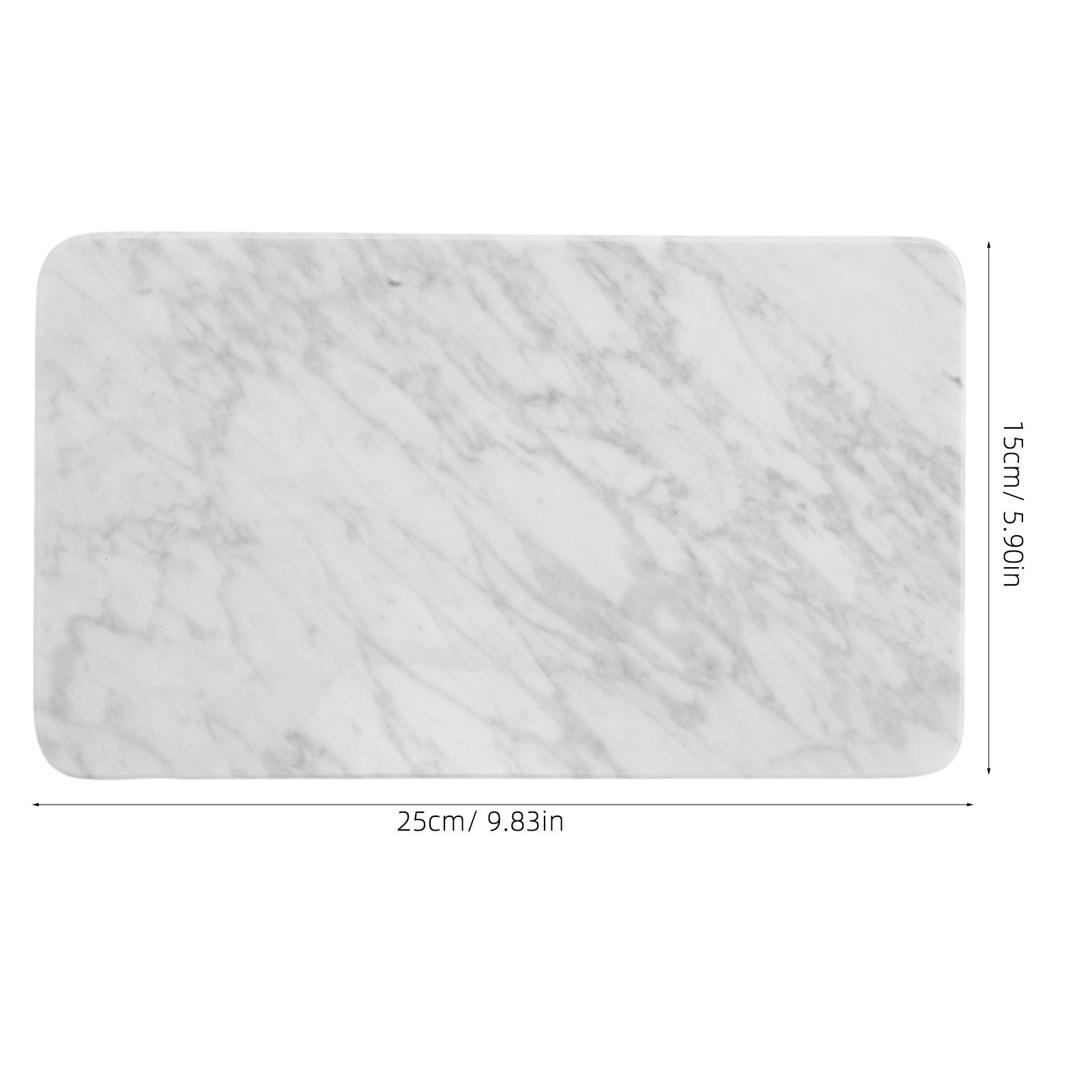Natural White Marble Round Tra - Luxury Natural Skincare ulasan dan harga