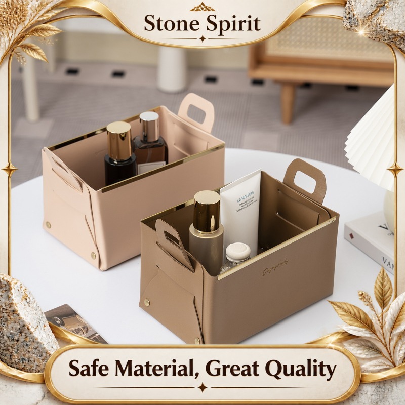 Leather Storage Box, Luxury Va - Luxury Skincare Organic ulasan dan harga