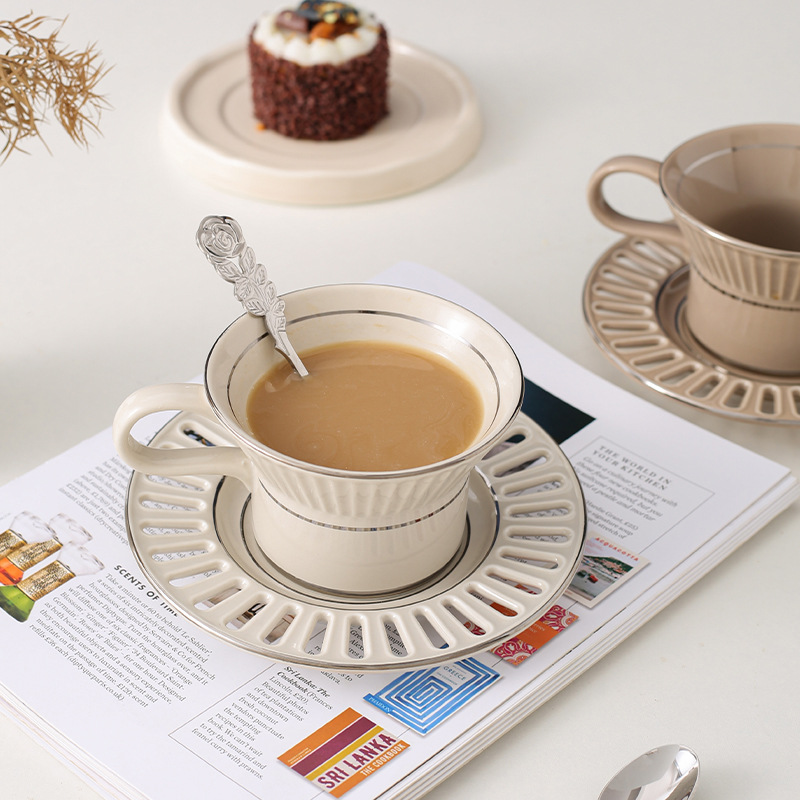 Luxury Ceramic Coffee Cup Dish - Luxury Skincare Products ulasan dan harga